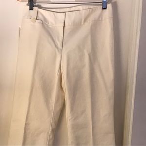 Ann Taylor White Cotton size 4 pants